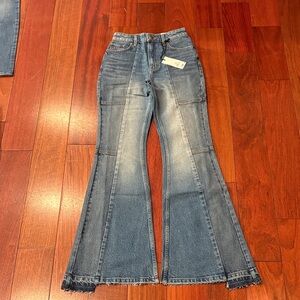 Lee High Rise Flared Denim Jeans NWT
